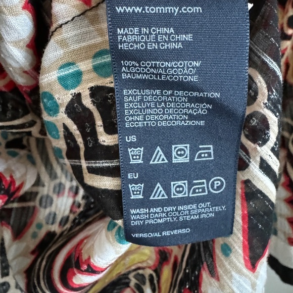 Tommy Hilfiger Paisley Tunic summer top - Picture 7 of 7
